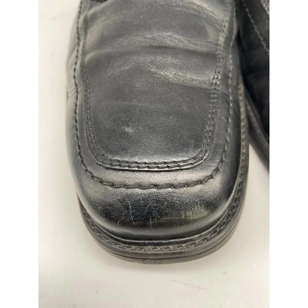 Clarks Shoes Mens Sz 11.5M Hommes Black‎ Leather Smart Extralight